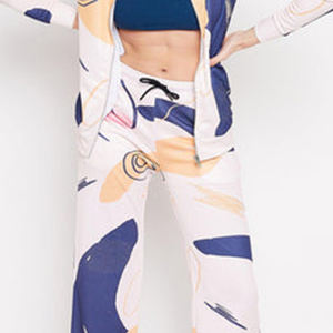 Survêtements respirant nouveau élégant partout impression costume femmes deux pièces survêtement fabricant ensemble femmes survêtement - Product Image 4