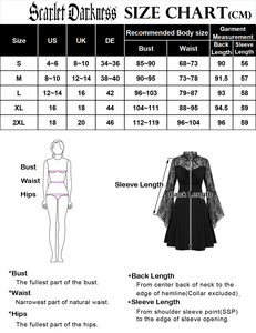 Abito da donna in pizzo rinascimentale Patchwork manica lunga sopra al ginocchio gotico abito da <span class=keywords><strong>Skater</strong></span> da Cocktail Party