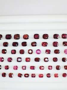 Espinela roja natural no calentada sin tratar, forma de mezcla, calidad AAA, brillo AAA con color agradable y corte perfecto para la fabricación de joyas - Product Image 4