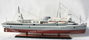 Gia Nhien Fabricant Conception personnalisée quantité minimale de commande bas S.S. BATEAU MODÈLE EN BOIS MILWAUKEE CLIPPER-MODÈLE DE BATEAU EN BOIS DE HAUTE QUALITÉ Fait à la main - Product Image 3