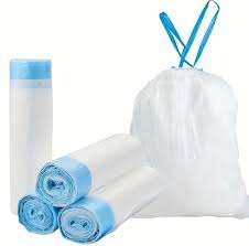 Fabricant vietnamien durable basse densité 120um épais entrepreneur poubelle noir imprimé amiante danger sacs d'élimination des déchets - Product Image 6