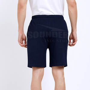 Shorts décontractés pour hommes taille adulte coupe ample taille élastique style de rue motif solide écologique avant vente en gros - Product Image 2