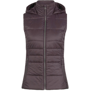 เสื้อกั๊กผู้หญิงปรับแต่งขนาดได้เสื้อกั๊กบุฟองน้ำปกคอตั้งมีกระดุมตกแต่งเสื้อกั๊กแขนกุดกันลม - Product Image 5