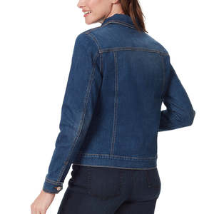 Veste en jean pour femme, décontractée, vêtement d'extérieur d'hiver, automne, respirante, tricotée, manches longues, boutonnée - Product Image 2