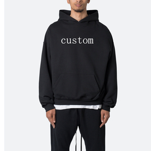 Conjunto Deportivo Informal de Pantalón y Sudadera Extra Grande de Algodón Pesado para Hombre, Estilo Urbano, Personalizable - Product Image 2