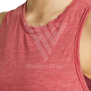 Haute qualité tissu extensible respirant séchage rapide dames Yoga débardeurs creux coupe manches avant Fitness Gym porter débardeur - Product Image 4