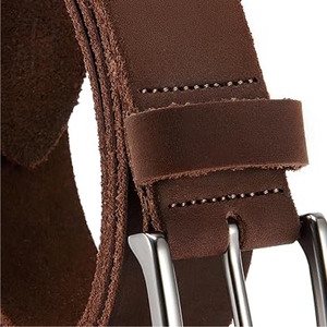 Nuevo 2025 calidad Premium calidad al por mayor mejores hombres cinturones de cuero de calidad única superventas hombres cinturones de cuero de vaca - Product Image 2