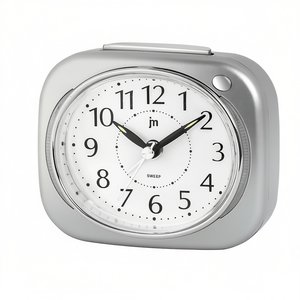 Reloj despertador Lowell Silver JA 7109S Elegante reloj de mesa para escritorio - Product Image 2