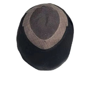 ท็อปเปอร์ผมแท้สไตล์อินเดีย ยี่ห้อ Taz Hair BD Yaki แบบเส้นเดียว สำหรับระบบผมผู้ชายแบบลูกไม้ - Product Image 5