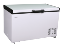 Congélateur coffre à porte simple BD/BC-310C, équipement de réfrigération électronique commercial à succès pour la maison, serrure de porte, porte pliante