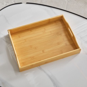 Bamboo wooden <b>trays</b> premium wood <b>tray</b> for food & <b>drinks</b> catering sustainable serveware for sale - Product Image 5