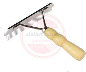 Peine largo de acero inoxidable para el cuidado del cabello de mascotas, peine de rastrillo para perros y gatos, peine al por mayor - Product Image 3