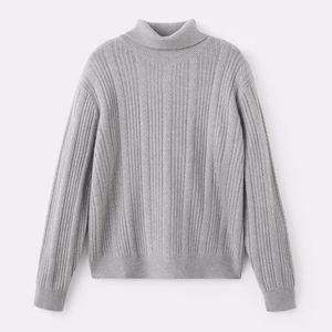 Classic Wool Cashmere Men's Sweaters Cashmere Men Sweaters Cashmere Pullover High Quality Blank Stitch Plain Soft 100% Sweaters - Product Image 1