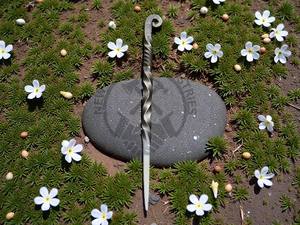 Ensemble de couverts médiévaux vikings, couverts forgés à la main, style nordique torsadé, outils de cuisine pour le camping et la table à manger - Product Image 5