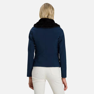 New Design Custom Navy <b>Women's</b> Josiane Softshell <b>Jacket</b> Factory Price Full Sleeves And Windproof <b>Women's</b> <b>Running</b> Outdoor <b>Jackets</b> - Product Image 3