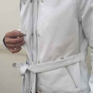 Chaqueta de piel de oveja auténtica para mujer, ropa informal, temporada de invierno, aspecto de moda para mujer, chaquetas de moda de cuero de diseño personalizado 100% - Product Image 6