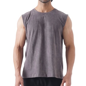 Camiseta Deportiva de Gimnasio de Alta Calidad, Elástica en Cuatro Direcciones, Material de Nailon y Elastano, Secado Rápido, Diseño Holgado, Sin Mangas - Product Image 1