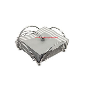 Modern Luxury Gold <b>Metal</b> Napkin Holder With <b>Weighted</b> Arm Elegant Design For Dining Table Kitchen And Hotel Decor - Product Image 5