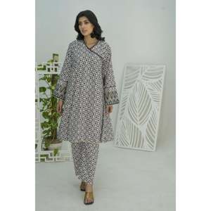 Traje Salwar Kameez de 3 Piezas para Niñas, Estilo Indio/Pakistaní, en Algodón, Edición Formal Larga Digital - Product Image 3