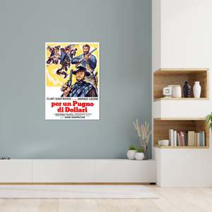 Modern Style 'For a Fistful of Dollars' <b>Poster</b> Made of Paper - Product Image 4