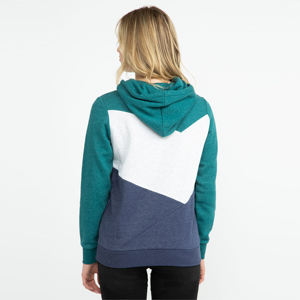 Sudadera con capucha de bloque de color para mujer Sudadera con capucha elegante y acogedora con diseño de color atrevido, perfecta para trajes Casuales - Product Image 3