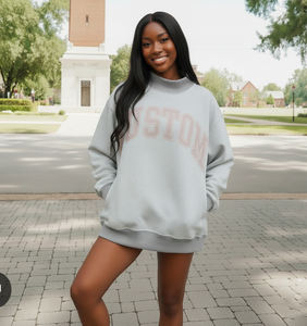 Sorority Lambda Chi Alpha-Sudadera de punto de invierno con cuello simulado para mujer, jersey de dos tonos, diseño bordado, Iota Phi Theta - Product Image 1