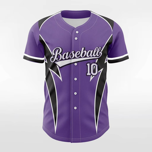 Uniforme de Béisbol Sublimado Personalizado de Alta Calidad para Hombre Adulto, Anti-UV, Secado Rápido, Transpirable, Ropa Deportiva OEM - Product Image 2
