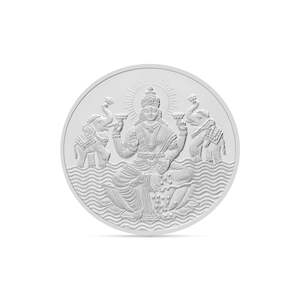 Moneda de Plata Laxmi Shree de 15 Gramos, Joyería Coleccionable Cultural - Product Image 1