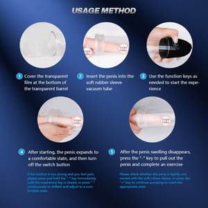 男性の大人のおもちゃのためのコック引伸機ペニス拡大真空機建設自動男性ペニスポンプトレーナー - Product Image 4