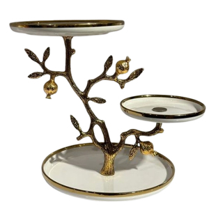 Utensilios de cocina para el hogar, hotel, restaurante, chapado en oro, redondo, acero inoxidable, latón, resina metálica, molde epoxi con textura martillada - Product Image 2