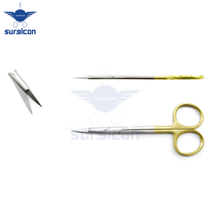 Chất lượng cao supercut knapp mổ xẻ kéo sắc nét thẳng cong TC vàng thép không gỉ của nhãn hiệu dụng cụ phẫu thuật cho - Product Image 5