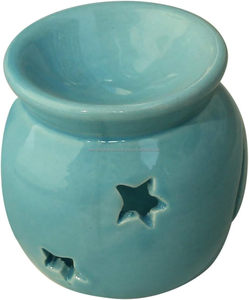 Brûleur à mazout en céramique parfait diffuseur d'huile fait à la main pour parfum et aromathérapie grande décoration pour salon porche et jardin - Product Image 3