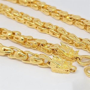 Cadena de Oro de Alta Calidad de 24K, Diseño Clásico, Precio de Fábrica, 23.5 Pulgadas, Hipoalergénica, para Fiestas y Aniversarios - Product Image 5