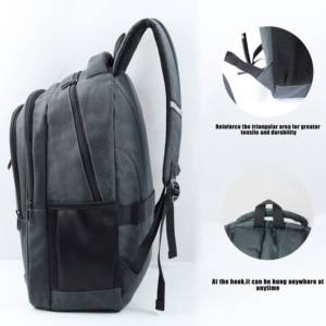 Mochila Moderna para Portátil, para Estudiantes, Hombres y Mujeres, para Uso Escolar, de Negocios y Viajes, Material de Poliéster, Tamaño de 17.7 Pulgadas, Capacidad de 25L - Product Image 3
