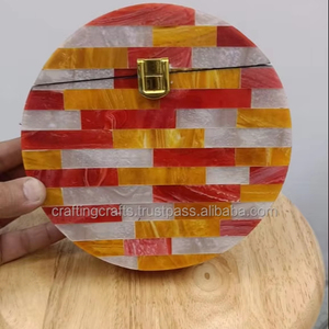 กระเป๋าคลัทช์สุดหรูสำหรับผู้หญิงกระเป๋าราตรีประดับคริสตัลกระเป๋าถือสำหรับตอนเย็นงานแฮนด์เมด - Product Image 1