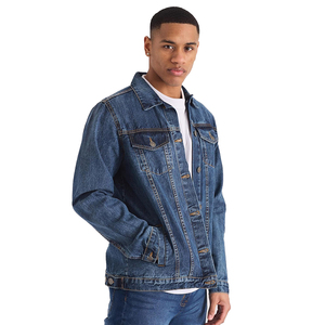 Meilleure vente Jeans pour homme Veste en jean respirante avec fermeture à boutons quatre poches Veste denim de style hivernal pour homme - Product Image 3