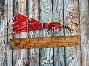 Breloque de sac en pierre naturelle prismatique, bijoux - Product Image 6