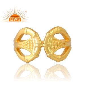 แหวนทองคำชุบ925 18K ดีไซน์ใหม่ประดับอัญมณีชั้นดีสำหรับผู้หญิงให้เป็นของขวัญ - Product Image 3