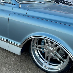 Jantes RCSR 22 24 26 pouces, 2 pièces, chromées, forgées, directionnelles, 5x127, style <span class=keywords><strong>Lowrider</strong></span> pour Chevy C10 Impala - Product Image 1