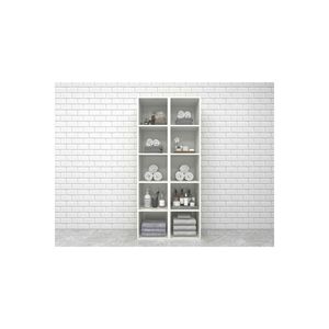 เฟอร์นิเจอร์อัลฟ่า ชั้นวางของติดผนังอเนกประสงค์ 5 ชั้น ทำจากไม้อัด สำหรับตกแต่งบ้าน ห้องครัว ห้องน้ำ ห้องนั่งเล่น - Product Image 5