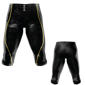 Conjuntos de ropa deportiva de alta calidad Unisex uniforme de fútbol americano personalizado superior transpirable elegante impresión por sublimación corto 100% - Product Image 6