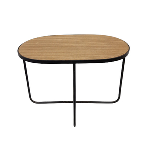 Table d'appoint hexagonale moderne en métal et verre Finition en laiton Meubles de haute qualité Tables basses fabriquées à la main - Product Image 6