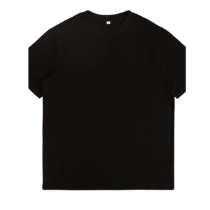 T-shirt d'été 100% coton pour hommes, coupe ample, col rond, manches courtes, tissu évacuant l'humidité pour un confort par temps chaud - Product Image 4
