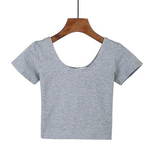 Vêtements de qualité supérieure pour femmes Crop Top personnalisé avec design et logo pour femmes Crop Tops pour femmes - Product Image 2