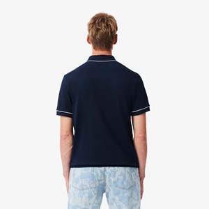 2025 nouveauté rayé conception hommes décontracté polos marque personnalisée Slim Fit hommes séchage rapide Polo t-shirts - Product Image 3
