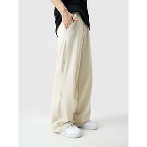 Pantalones de Negocios Holgados para Hombre, Cintura Elástica, Logotipo Personalizable, Franja Lateral, Transpirables, para Primavera - Product Image 6