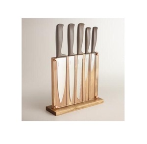 Handmade Wood Knife Holder Handicraft Natural Wood Wall <b>Mounted</b> Handicraft Best Design Knife Holder Stand - Product Image 4