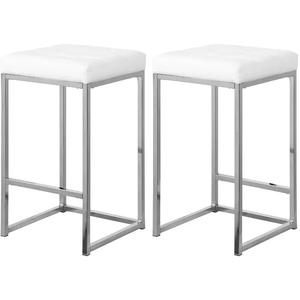 Silla de acero inoxidable de 2 toneladas con asiento suave para el hogar y la tienda de cocina, a precio barato Taburetes de Bar, barra de acero inoxidable - Product Image 3