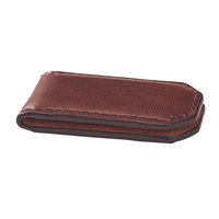 Cartera Unisex de Cuero Genuino Sólido con Cierre de Cremallera, Bloqueo RFID, Impermeable, con Clip para Dinero, Forro de Algodón Orgánico, Portátil