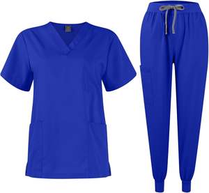 ชุดเครื่องแบบขัดผิวทางการแพทย์สำหรับผู้ชายผู้หญิงชุดทำงานพยาบาล - Product Image 5